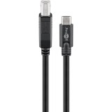 Kabelis spausdintuvui USB C 3.1 (A-B) 1m Goobay